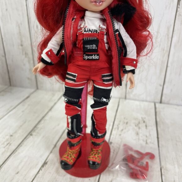 Rainbow High Fashion Doll Winter Break Ruby Anderson With Snowboard - Picture 3 of 6